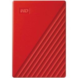 WD My Passport 4TB Portable Hard Drive USB 3.0 [2019] (Red)