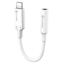 ALOGIC Elements Pro USB-C to 3.5mm Audio Adapter (White)