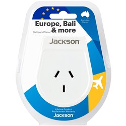 Jackson Outbound Travel Adapter Europe Slim