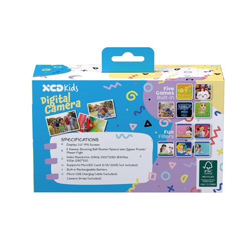 XCD Kids Mini Digital Camera (Pink)